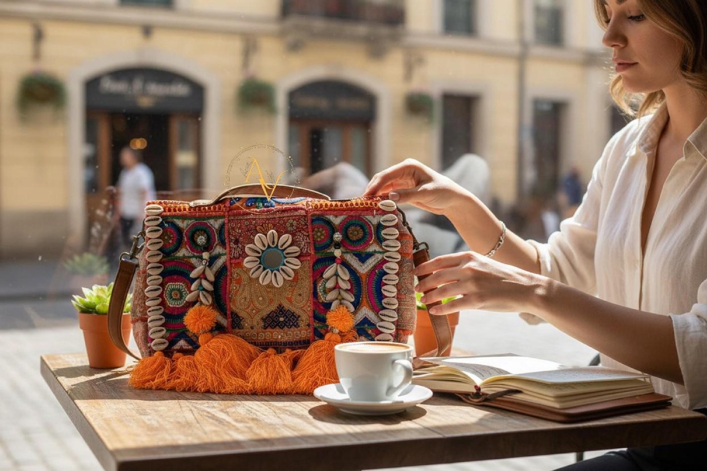 Antique Banjara Boho Bag | Tribal Embroidered Sling Bag - Spiritual Décor